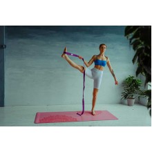 Коврик для йоги INEX PU Yoga Mat laser pattern, розовый
